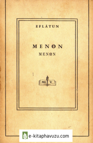Eflâtun - Menon