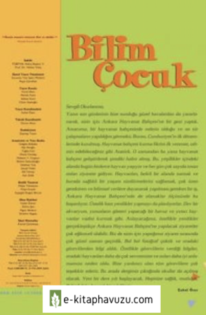 Bilim Çocuk Dergisi Eylül 2005 kiabı indir