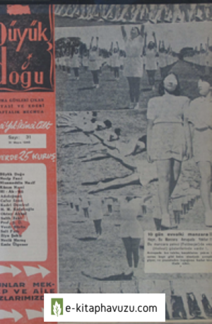 Büyük Doğu - 1. Cilt 31. Sayı 31 Mayıs 1946 kiabı indir