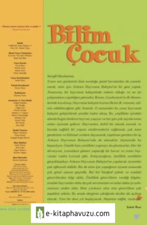 Bilim Çocuk Dergisi Eylül 2005