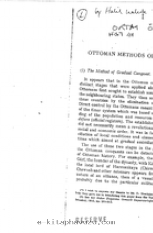 Ottoman Methods Of Conquest