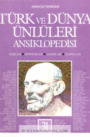 Türk Ve Dünya Ünlüleri Ansiklopedisi 31 kiabı indir
