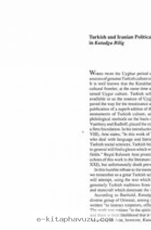 Halil İnalcık - Turkish And Iranian Political Theories And Traditions In Kutadgu Bilig